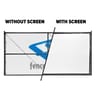 400 Series Commercial Block Solid Vinyl Fence Privacy Screen, Alpine White