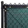 600 Series Commercial Open Vented Fence Windscreen, Midnight Green