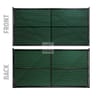 600 Series Commercial Open Vented Fence Windscreen, Midnight Green