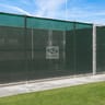 600 Series Commercial Open Vented Fence Windscreen, Midnight Green