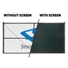 750 Series Commercial Block Privacy Fence Screen, Midnight Green