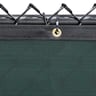 750 Series Commercial Block Privacy Fence Screen, Midnight Green