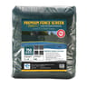 750 Series Commercial Block Privacy Fence Screen, Midnight Green