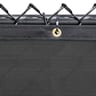 750 Series Commercial Block Privacy Fence Screen, Obsidian Black