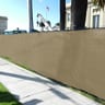 130 Series Temporary Fence Screen, Beige, 50'x6' (5'-8") - 85%