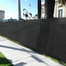 Temporary Fence Screen, Pre-Cut Privacy Panels for Temp Fence, Jet Black