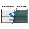 911 Series FlameBlock Fire-Retardant Fence Screen, Forest Green