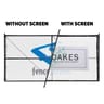 112 Series Builder Logo Screen with Vinyl Logo Banners, Alpine White