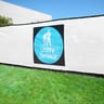 112 Series Builder Logo Screen with Vinyl Logo Banners, Alpine White