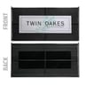 112 Series Builder Logo Screen with Vinyl Logo Banners, Jet Black