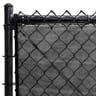 135R Series Fence Privacy Windscreen Roll, Jet Black