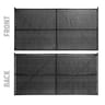 135R Series Fence Privacy Windscreen Roll, Jet Black