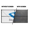 135R Series Fence Privacy Windscreen Roll, Jet Black