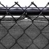 135R Series Fence Privacy Windscreen Roll, Jet Black