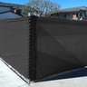 135R Series Fence Privacy Windscreen Roll, Jet Black