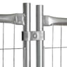 9000 Series Gray 6ft x 50ft Steel Welded Wire Fence Panel Kit