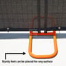 9011 Series Orange Round Tubed Galvanized Steel Stands