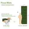 NatraHedge Artificial Ligustrum Ficus Mats
