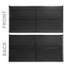 Privacy Fence Screen PLUS, Heavy-Duty Chain Link Fence Screen, Jet Black