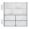 4000 Series Blade Slat® Bottom Locking Chain Link Fence Slats, Alpine White, 4 ft