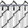 4000 Series Blade Slat® Bottom Locking Chain Link Fence Slats, Alpine White, 4 ft