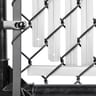 4000 Series Blade Slat® Bottom Locking Chain Link Fence Slats, Alpine White, 4 ft
