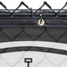 111 Series Builder Logo Roll Printed Fence Screen, Jet Black