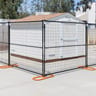 9011 Series 6ft Black Welded Wire Fence Panels