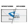 150 Series Basic Logo Printed Fence Screen, Alpine White
