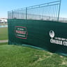 150 Series Basic Logo Printed Fence Screen, Jet Black
