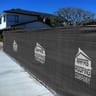 150 Series Basic Logo Printed Fence Screen, Jet Black