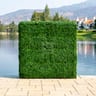 NatraHedge Artificial Boxwood Freestanding Hedge, 3 ½ ft (40"W x 13"D x 41"H), Aluminum Frame