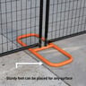 9011 Series Black 8ft x 50ft Welded Wire Fence Panel Kit