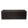 1250 Series Baxter Frosted Black Aluminum Planter Box