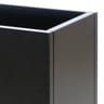 1250 Series Baxter Frosted Black Aluminum Planter Box