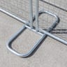 9000 Series 6ft Gray Steel Welded Wire Fence Panels