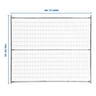 9000 Series 6ft Gray Steel Welded Wire Fence Panels