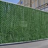 6000 Series Faux Hedge Chain Link Fence Slats, Pine Green, 4 ft