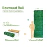 NatraHedge Light Green Artificial Boxwood Roll