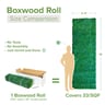 NatraHedge Light Green Artificial Boxwood Roll