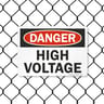 8020 Series - High Voltage Danger Sign image1