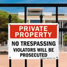 8025 Series - Private Property No Trespassing, Violators Will Be Prosecuted image2
