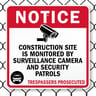 8008 Series - CCTV Security Notice Sign image2