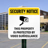 8007 Series - Security Video Surveillance Notice Sign image1