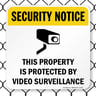 8007 Series - Security Video Surveillance Notice Sign image3