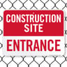 8010 Series - Construction Entrance Sign image1