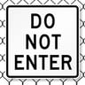 8006 Series - Do Not Enter Parking Lot Sign image3