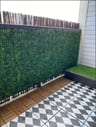 Customer photo of Light Green Artificial Boxwood Roll