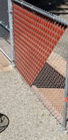 Customer photo of Chain Link Fence Privacy Tape