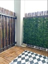 Customer photo of Light Green Artificial Boxwood Roll